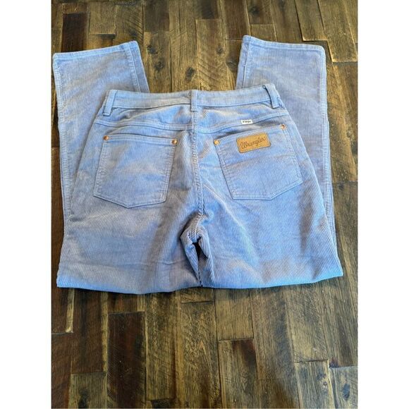 Wrangler Corduroy Light Blue/Purple Straight Leg Pants - Picture 4 of 8